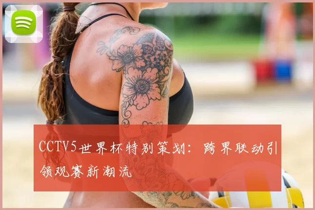 CCTV5世界杯特别策划:跨界联动引领观赛新潮流