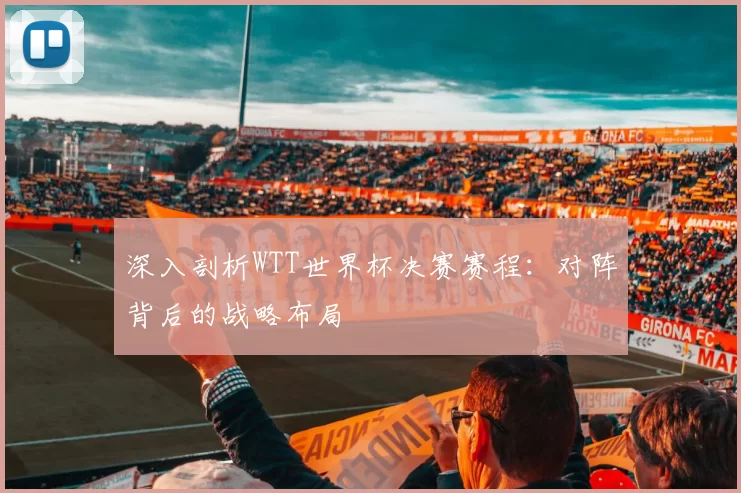 深入剖析WTT世界杯决赛赛程：对阵背后的战略布局