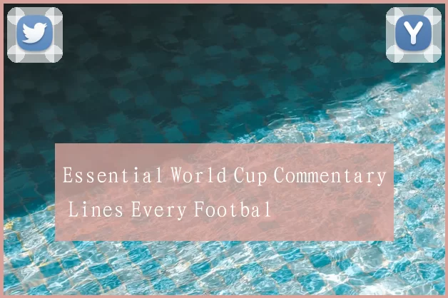 Essential World Cup Commentary Lines Every Footbal