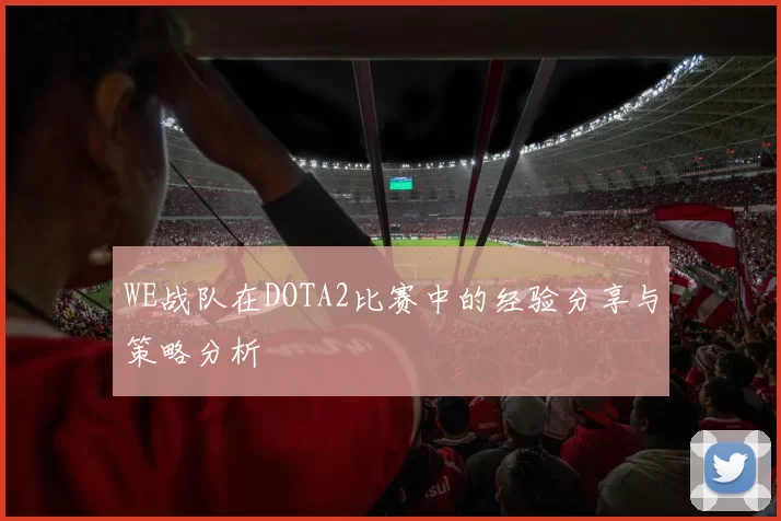 WE战队在DOTA2比赛中的经验分享与策略分析