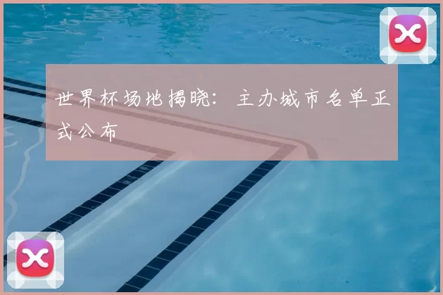 世界杯场地揭晓:主办城市名单正式公布